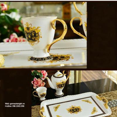 Bộ Ấm Trà Hoàng Gia Phong Cách Châu Âu